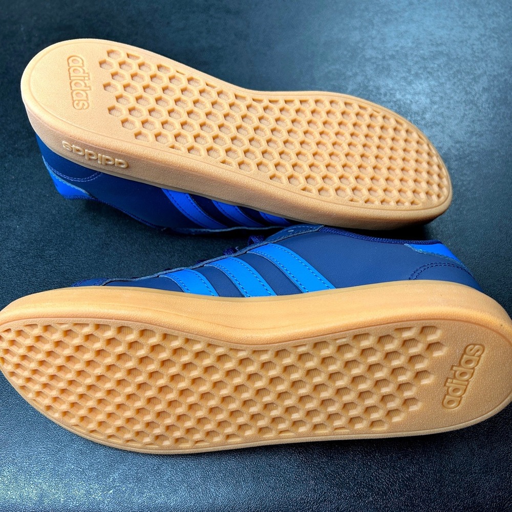 adidas Grand Court 2.0 K Kids Shoes Navy Blue Gum Sole Sneakers JS4344 NEW - Picture 5 of 6